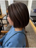 20代30代40代◎似合わせカットハイライトカラーボブ