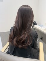 エレ 博多(ere)&nbsp;【ere博多：川崎】ピンクブラウン×切りっぱなし×韓国巻き