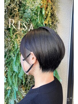 リサプラン(RISA plan) 刈り上げショートボブ≪西新店≫個性派ショート/大人ショート