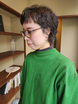 イニ(ini) 須藤 )) ショート×パーマ