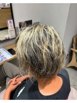ラピスタ 池袋(Lapista) 韓国ヘアハッシュカットダブルハイライトカラー【Lapista池袋】