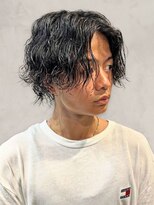 アース 大井町店(HAIR & MAKE EARTH) カット+骨格補正ツーブロックパーマ