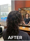 ロングパーマスパイラル系