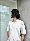 大人の色気漂う長めサーフカール