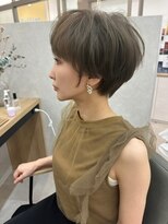 カイノ イオンモール橿原店(KAINO) 透明感グレージュの大人丸みショート