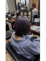 ヘアーディーシーオー(Hair Dco)&nbsp;レイヤーボブ/ラベンダーグレー