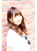 秋色 グラデーションカラー ココアアッシュブラウン