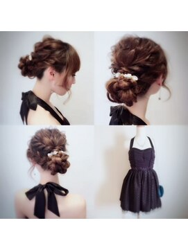 ラ ブランシュ 大宮(La Blanche) 大人可愛いパーティーアレンジ/大宮美容室/韓国ヘア/透明感