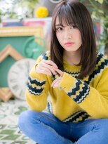 カバーヘア イヴ 戸頭店(COVER HAIR EVE)&nbsp;*EVE戸頭*前下がりの小顔ナチュラルストレートa