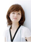 エアウェーブでふんわりボブ