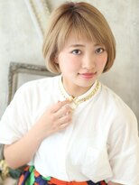 エマージュ 池袋東口店(Emerge)&nbsp;ナチュラルショートボブｘプラチナシルバーで冒険！