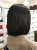 切りっぱなしボブ