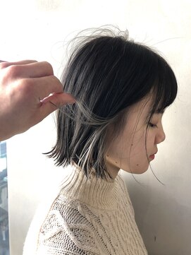エイト ヘアサロン 渋谷本店(EIGHT) インナーカラー_オフホワイト_新田 廉_0102