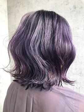 ノア ヘアデザイン 町田店(noa Hair Design) パープル×ラベンダー