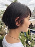 ショートボブ×インナーハイライト