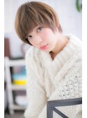 厚めバング大人かわいい透け感前下がりマッシュウルフc1