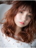 外国人風ビビットピンクフレンチガーリー202v川口10代20代30代