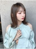 結べるミディアムおしゃれボブ