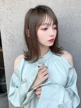 ロンド ラマ 岐阜(Lond bla-ma) 結べるミディアムおしゃれボブ