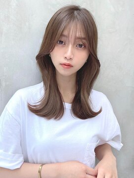 ミラリー トウキョウ(Mirareee Tokyo) 20代30代40代◎韓国ヘアー顔周りレイヤー青髪似合わせカットロブ