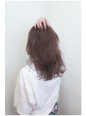 【a_kara/エーカラ】*フェミニンウェーブ＋シフォンベージュ*