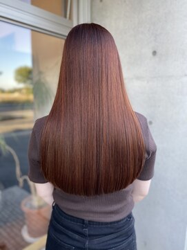 アティック(attic) ブリーチなしオレンジカラー