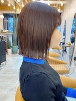 ロンドシエル 横浜(Lond ciel)&nbsp;横浜切りっぱなしボブ【久保田夢美】チョコレート