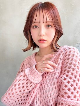 リベルテ(LIBERTE) liberte銀座 大人可愛いピンクベージュ×韓国風ヘア