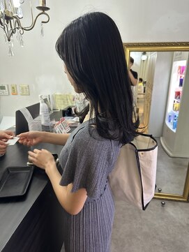 グランドライン(GRAND LINE) 暗髪 アッシュ オリーブ 黒髪