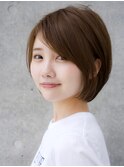 前髪あり大人ショートボブ20代30代40代【AIN.表参道】川原大地