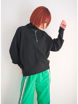 リトル 藤沢(little) ぱつっとラインがクールなスクエアボブ