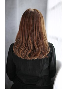 シュシュット(chouchoute) 韓国ボブレイヤーロンググレーベージュ黒髪質改善前髪パーマ/099