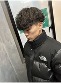 10代　20代　メンズヘア　波巻き　ツイスパ　マッシュ　刈り上げ