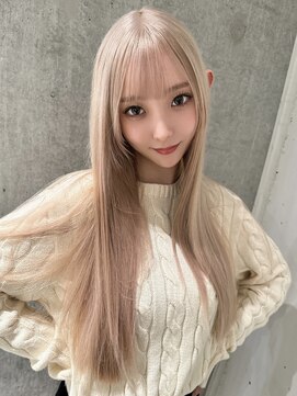 モニカ(MONIQA) 【ミルクティー】ブリーチデザインカラー