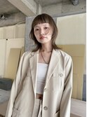 【ステップボーンカット】ミディアムレイヤー