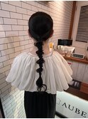 結婚式編みおろし♪♪