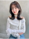 【MILES】ラベンダーグレージュx大人可愛いくびれロブ