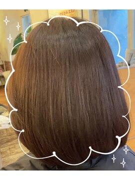 ピュアモード 髪質改善/ミディアムボブ/