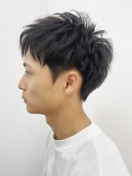 ヘアースタジオ モク(Hair studio moc)の写真/ONにもOFFにもキマル！遊び心をプラスしたスタイルは、再現性が高く、翌朝のスタイリングも楽々に♪