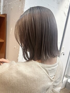 ワクリ エビス(wakuri ebisu) くすみベージュミディアム３０代４０代５０代【恵比寿wakuri】