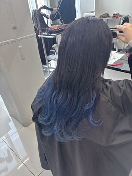 アライブ ハラジュク(ALIVE harajuku) 【ALIVE 夕貴】ブルーグラデーションカラー