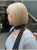 切りっぱなしボブ