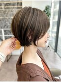 渋谷　20代30代40代大人可愛いひし形ショートボブ
