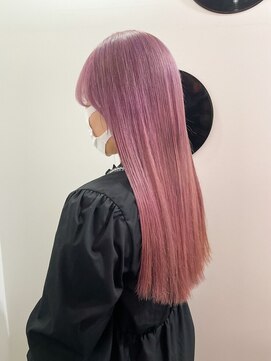 デート 原宿(DATE) ペールピンク/ダブルカラー/ケアブリーチ/髪質改善/原宿