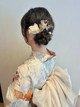 レナークイスト(LENAHC ist) サイドお団子×ダブルリボン帯