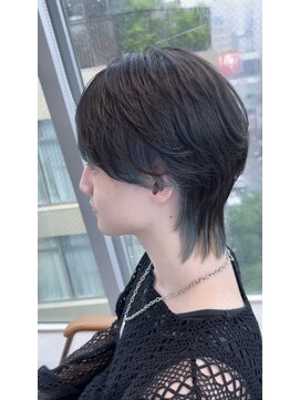 ジーナ 天神(Zina) インナーカラーターコイズブルー