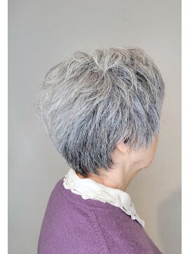 松本平太郎美容室 国立店 70代80代×シニアショートレイヤー