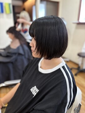 ココカラヘアー プラス(cococara‐hair plus) 顔まわりレイヤー×ボブ
