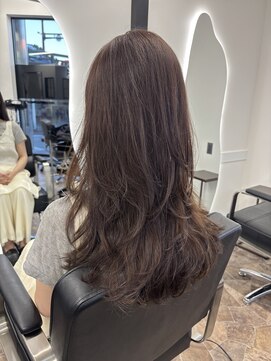 ロア 熊本(LOA) ワンカールコテ巻き風パーマ ハイレイヤー