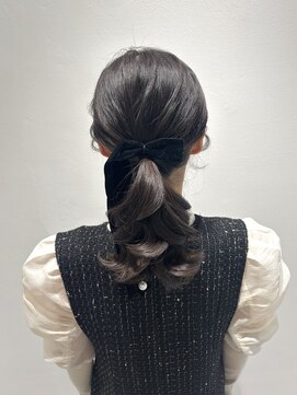 ふわっと上品に◎ローポニー